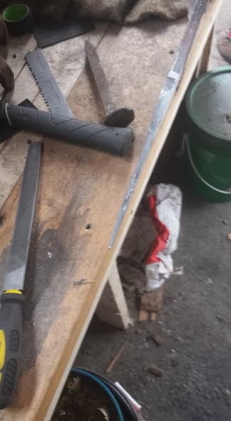 Gimlet after filework and sanding