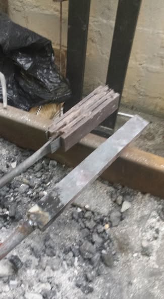 Work in Progress Damascus Billet